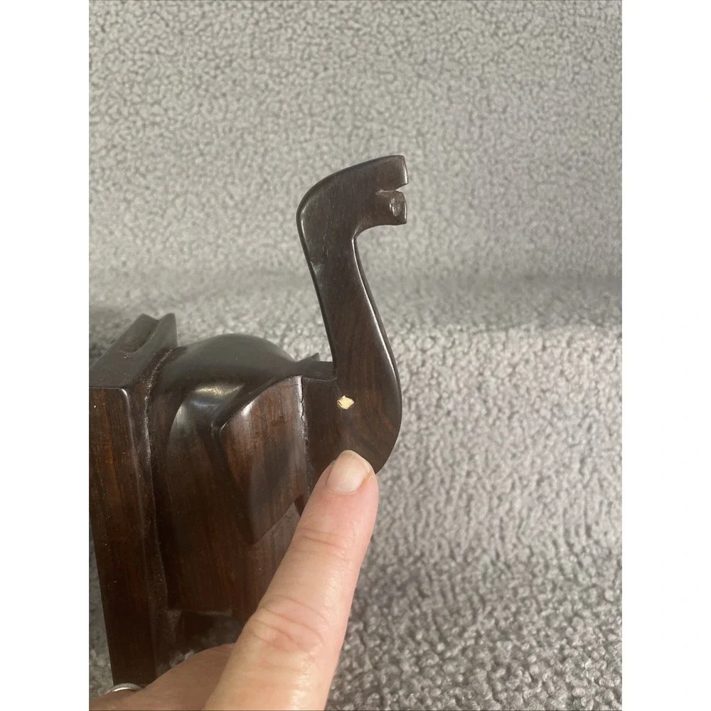 Wooden Ships vintage handcarved